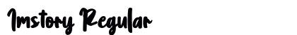 Imstory Regular Font Preview