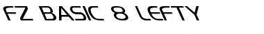 FZ BASIC 8 LEFTY Normal Font