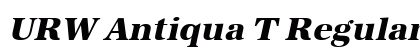 URW Antiqua T Regular Preview