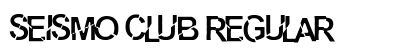 Seismo Club Regular Font Preview