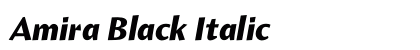 Amira Black Italic Preview
