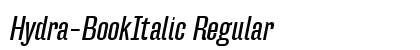 Hydra-BookItalic Regular preview