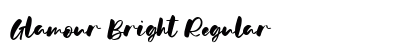 Glamour Bright Regular Font Preview