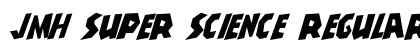 JMH Super Science Regular Font Preview
