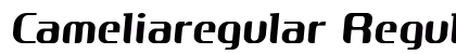 Cameliaregular Regular Font Preview