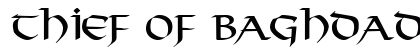 Thief of Baghdad Regular Font Preview