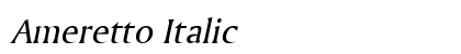 Ameretto Italic preview