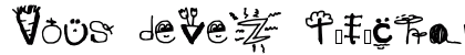 Vous devez télécharger ce! Regular Font Preview