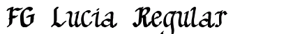 FG Lucia Regular Font Preview