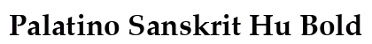 Palatino Sanskrit Hu Bold Font Preview