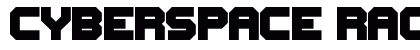 Cyberspace Raceway Back Regular Font Preview