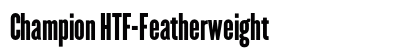 Champion HTF-Featherweight font free download