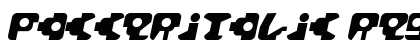 PaccerItalic Regular Font Preview PaccerItalic Regular Font Preview
