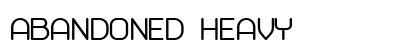 Abandoned Heavy font free download