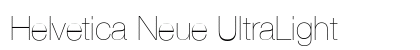 Helvetica Neue UltraLight font free download