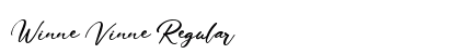Winne Vinne Regular Font Preview