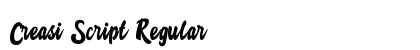 Creasi Script Regular preview