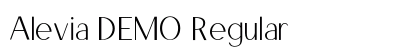 Alevia DEMO Regular preview