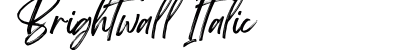 Brightwall Italic preview