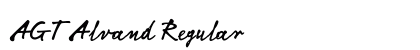 AGT Alvand Regular Font Preview