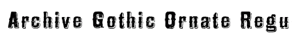 Archive Gothic Ornate Regular font free download