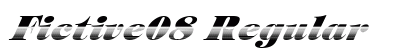 Fictive08 Regular Font Preview