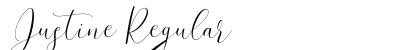 Justine Regular Font Justine Regular Font Preview