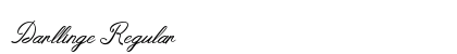 Darllinge Regular Font Preview