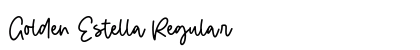 Golden Estella Regular Font Preview