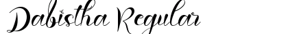 Dabistha Regular Font Preview