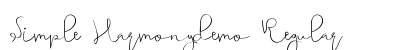 Simple Harmonydemo Regular