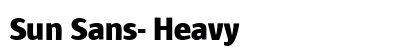 Sun Sans- Heavy preview