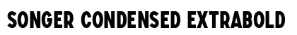 SONGER Condensed ExtraBold preview