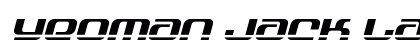 Yeoman Jack Laser 2 Italic Regular Font Preview Yeoman Jack Laser 2 Italic Regular Font Preview
