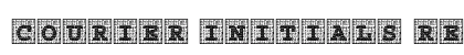 Courier Initials Regular Font Preview
