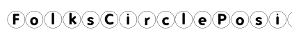 FolksCirclePositive Regular font free download