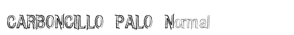 CARBONCILLO PALO Normal Font Preview
