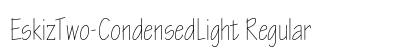 EskizTwo-CondensedLight Regular