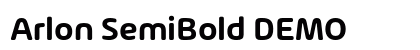Arlon SemiBold DEMO preview
