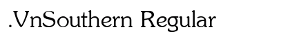 .VnSouthern Regular Font Preview