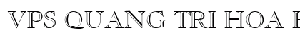 VPS Quang Tri Hoa Regular Font Preview
