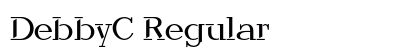 DebbyC Regular (OpenType) Font Preview
