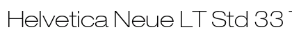 Helvetica Neue LT Std 33 Thin Extended font free download