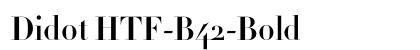Didot HTF-B42-Bold Preview