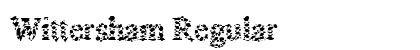 Wittersham Regular Font Preview