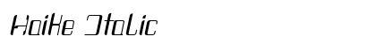Haike Italic preview