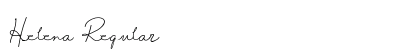 Helena Regular Font Preview