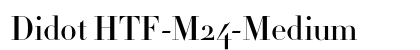Didot HTF-M24-Medium Preview