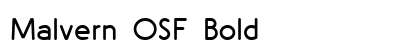 Malvern OSF Bold Font Preview