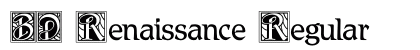 BD Renaissance Regular Font Preview